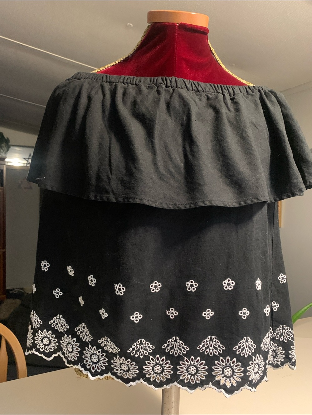 Old Navy Black Top with Elastic Waistband